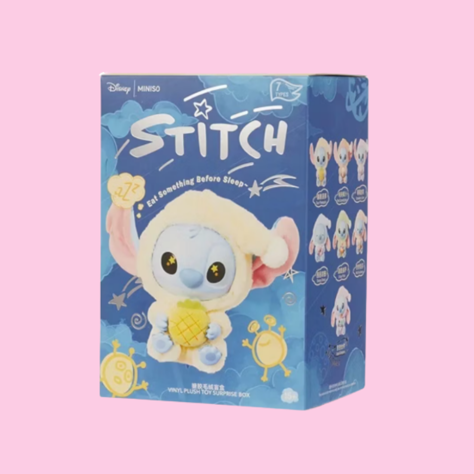 Miniso Stitch Plush Keychain – Blind Box