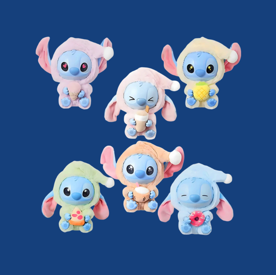 Miniso Stitch Plush Keychain – Blind Box
